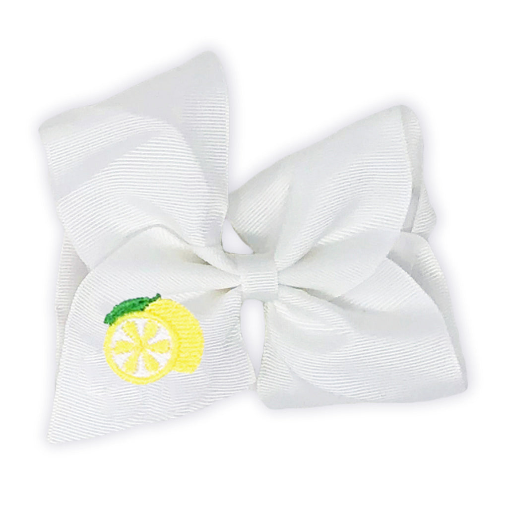 Lemon Hair Bow