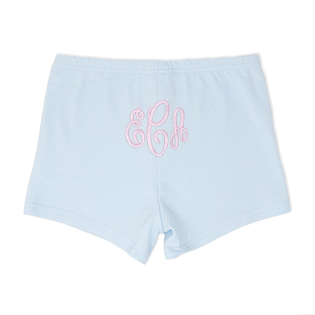 Light Blue Cartwheel Shorts