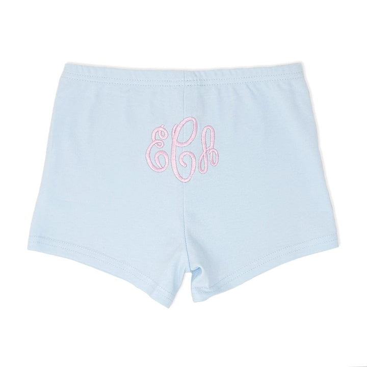 Light Blue Cartwheel Shorts