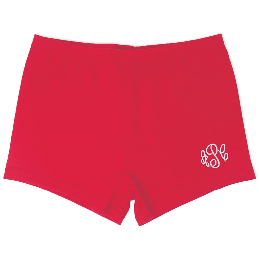Personalized Red Cartwheel Shorts
