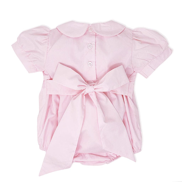 Pink baby bubble with back bow