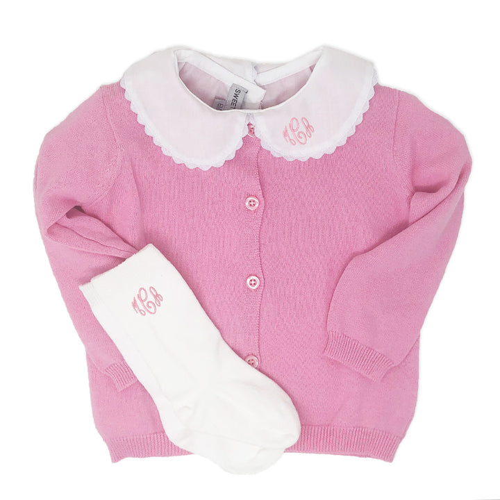 Pink Cardigan Gift Set