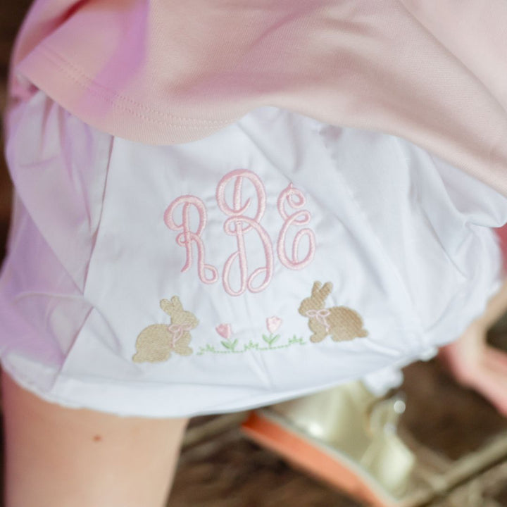 girls bunny bloomers for spring