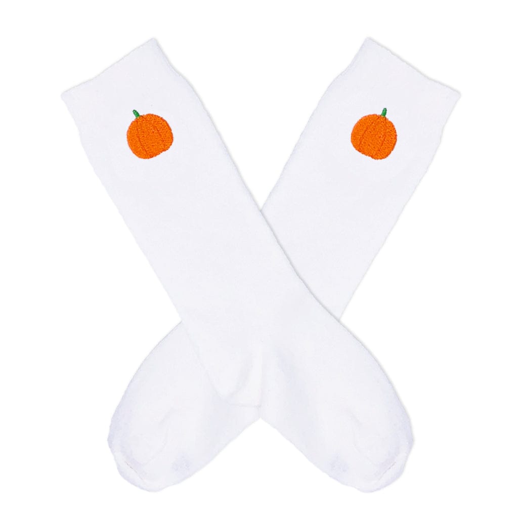 autumn pumpkin fall knee socks
