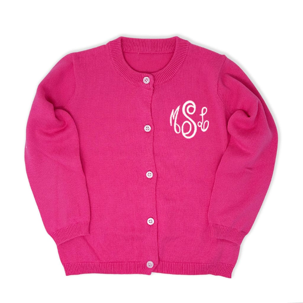 Sorbet Pink Monogrammed Sweater - Large