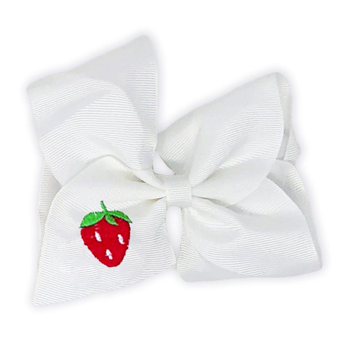 Pink Strawberry Hair Bow