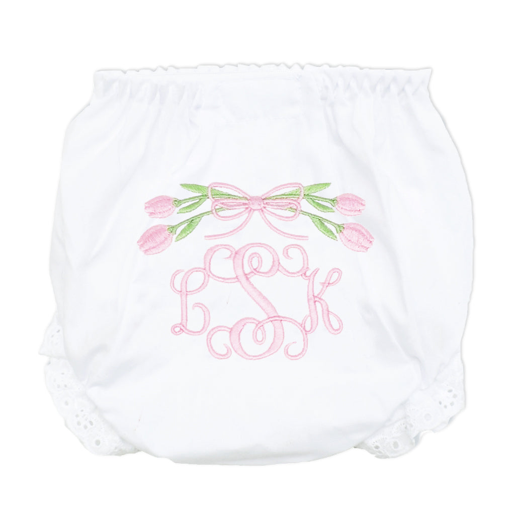 Pink Tulip Baby Bloomers