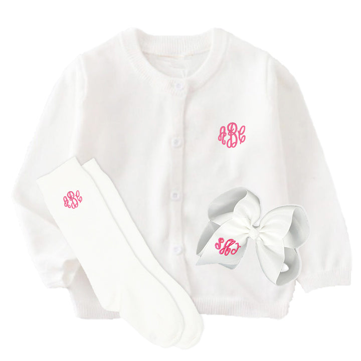 Winter White Cardigan Gift Set