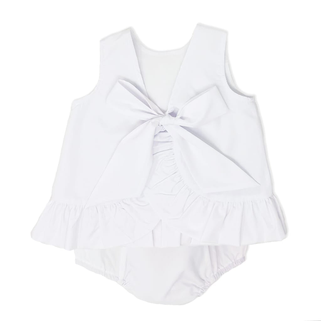 White Swing Top & Bloomers