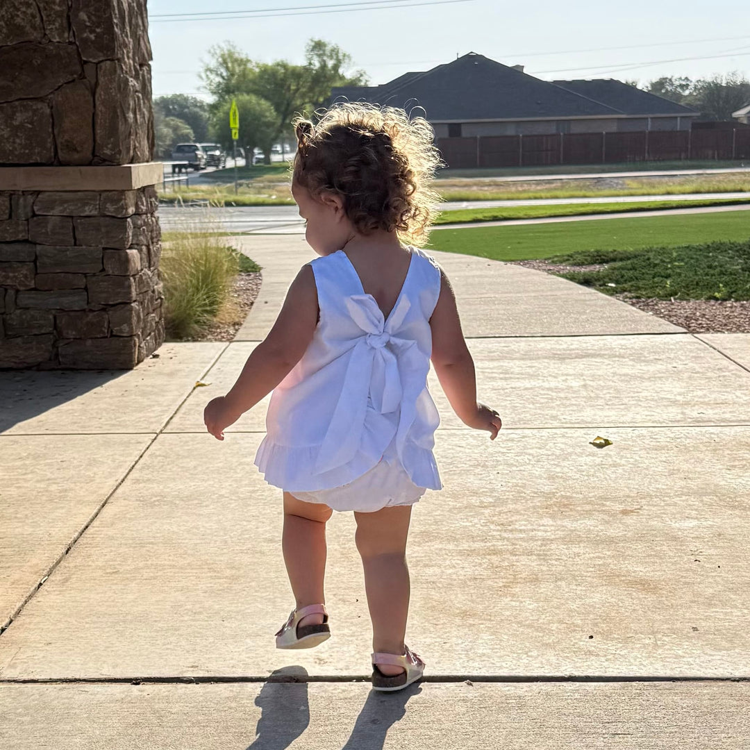 White Swing Top & Bloomers