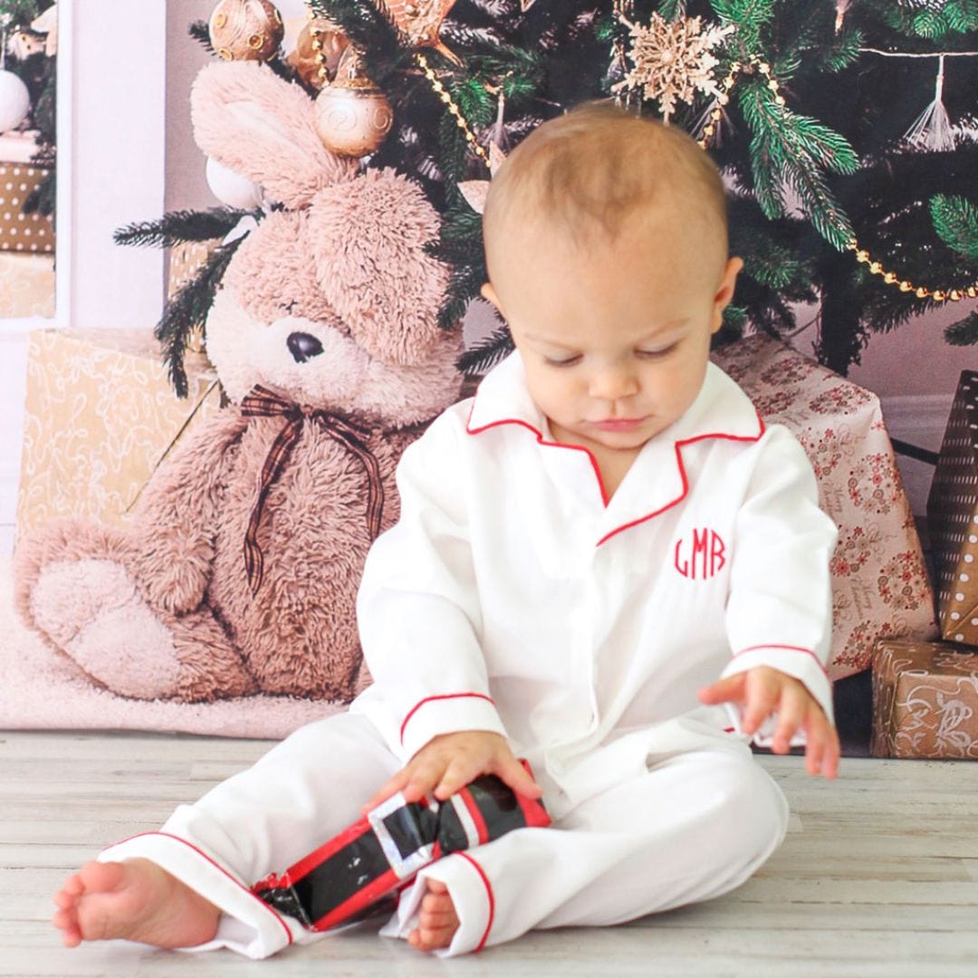 christmas pajamas baby boy holiday