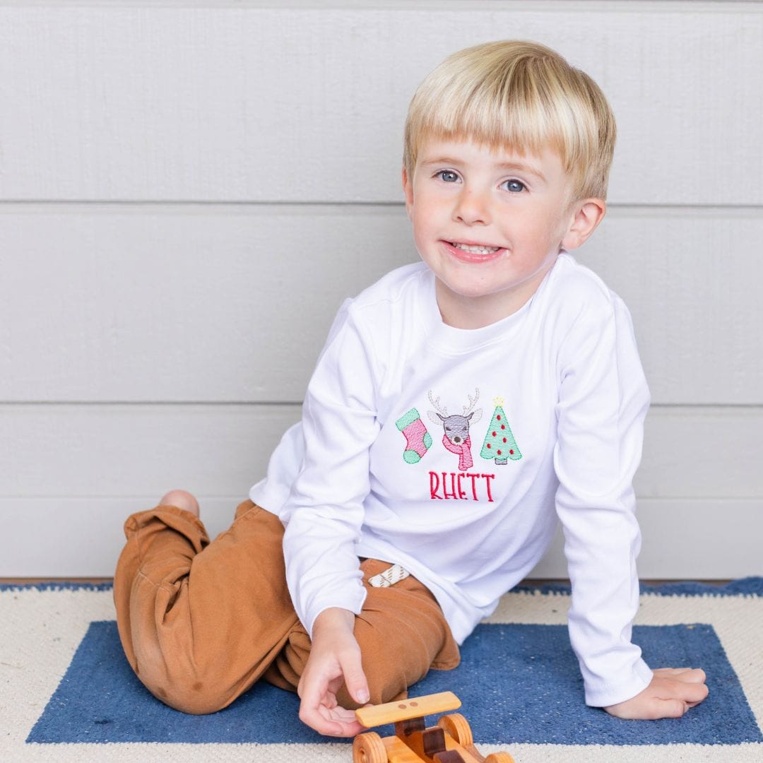 Boys Reindeer Trio Bodysuit