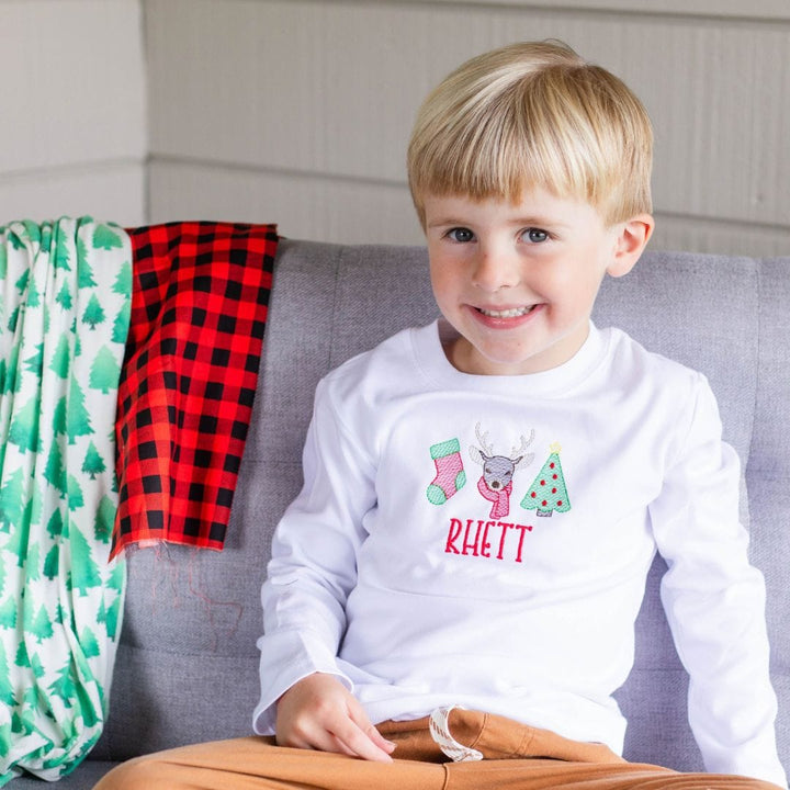 Boys Reindeer Trio Tee