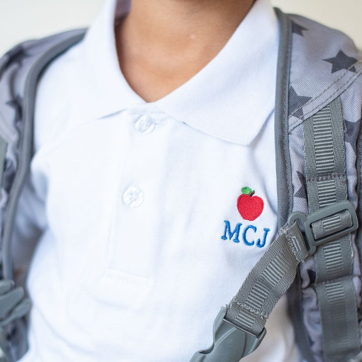 boys back to school polo custom