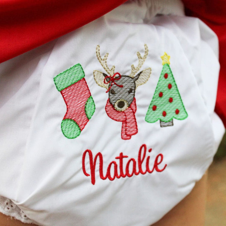 Reindeer Trio Bloomers