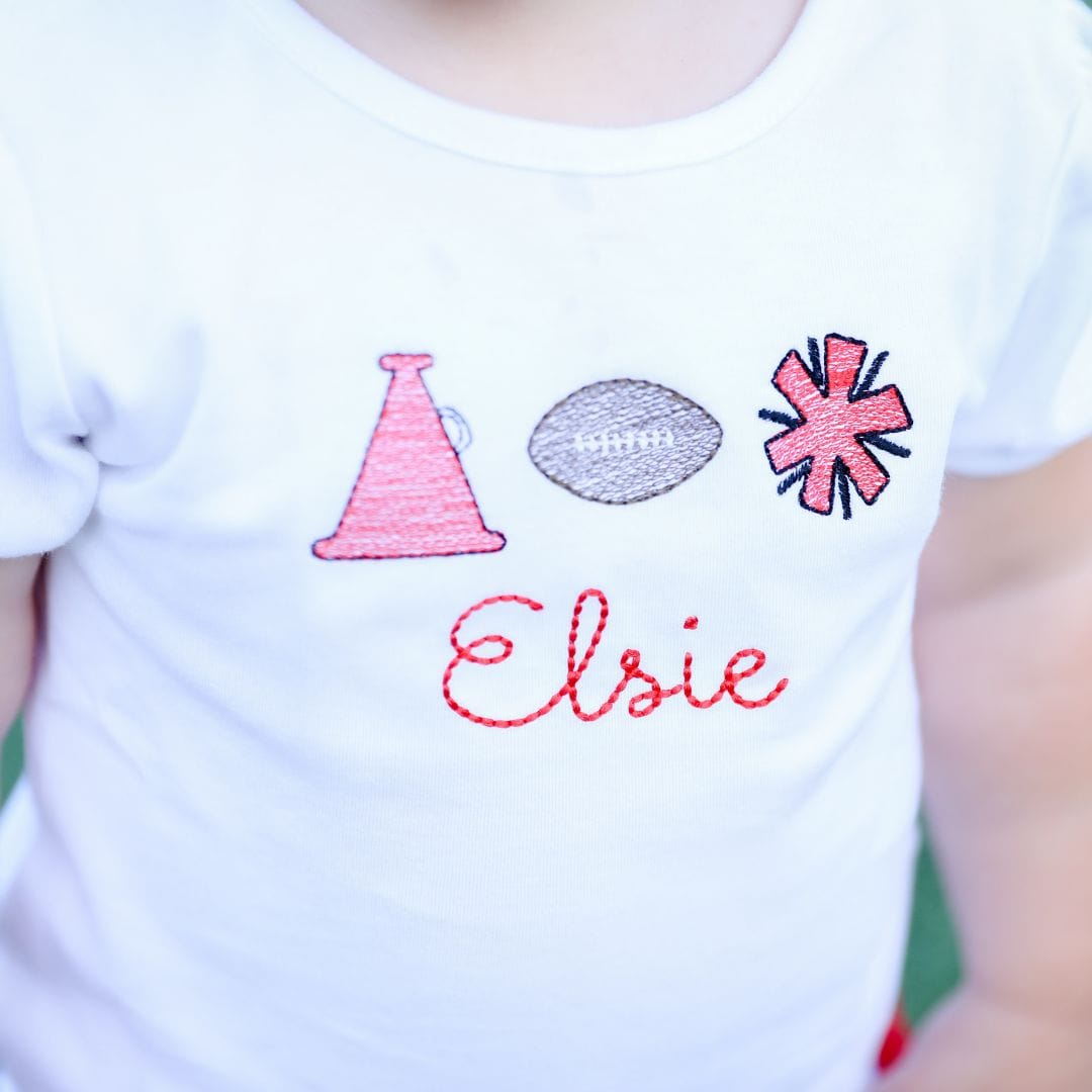 Girls Football Trio Bodysuit