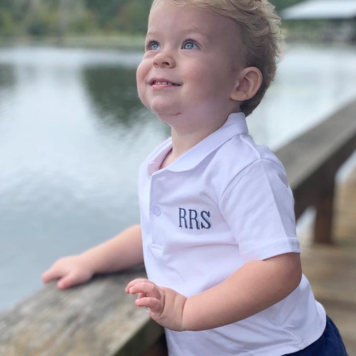 Toddler Boys Monogrammed Golf Shirt