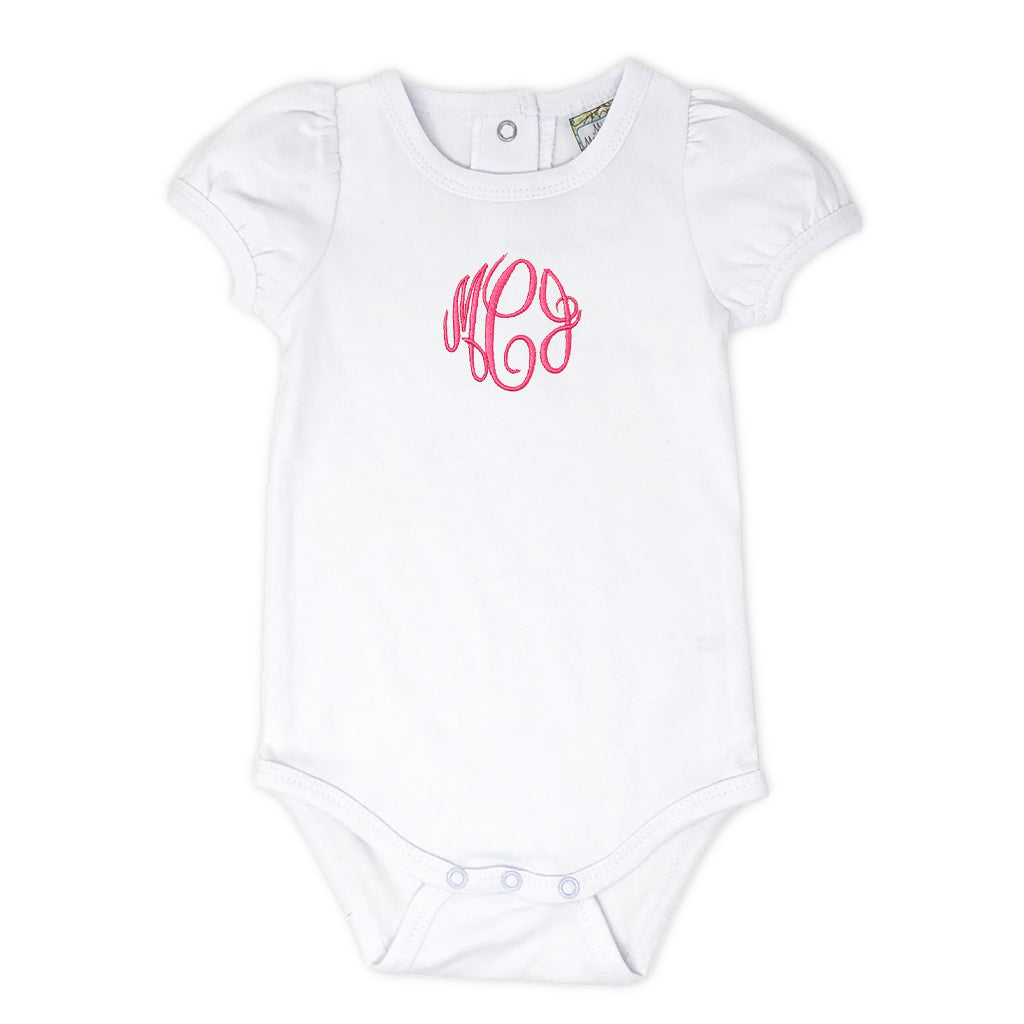 Custom Baby Onesies Miss Monogram