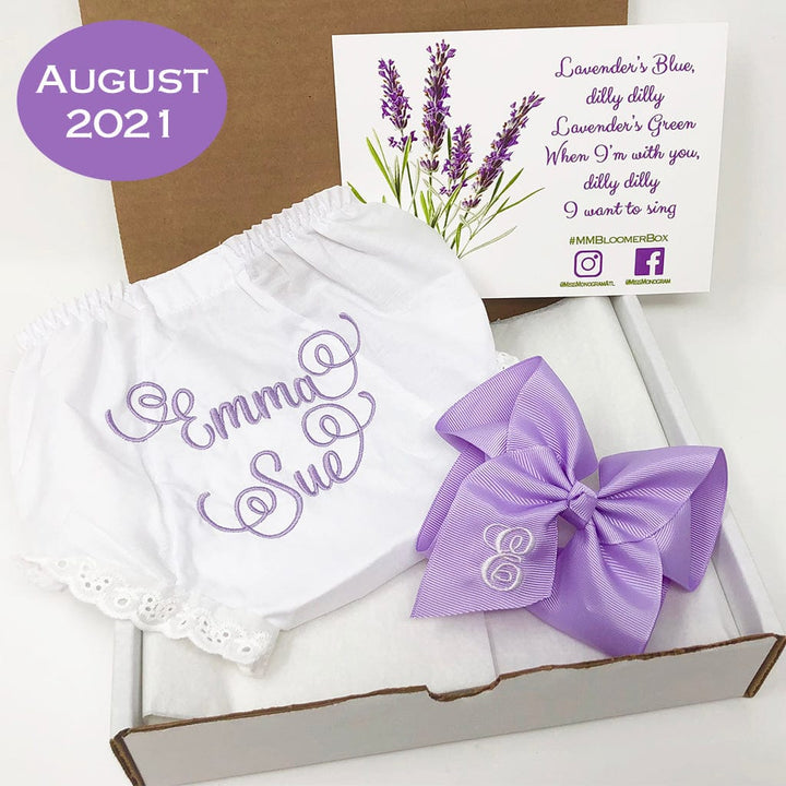 Emma Sue Bloomer Bow - August 2021 Box