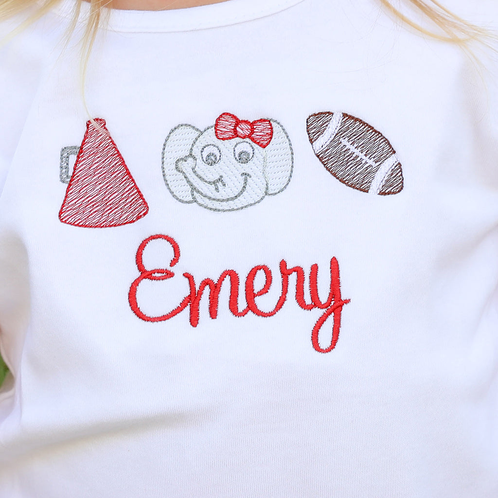 Girls Elephant Bodysuit