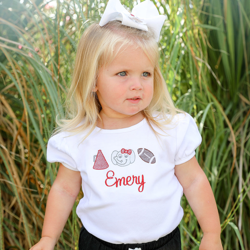 Girls Elephant Tee