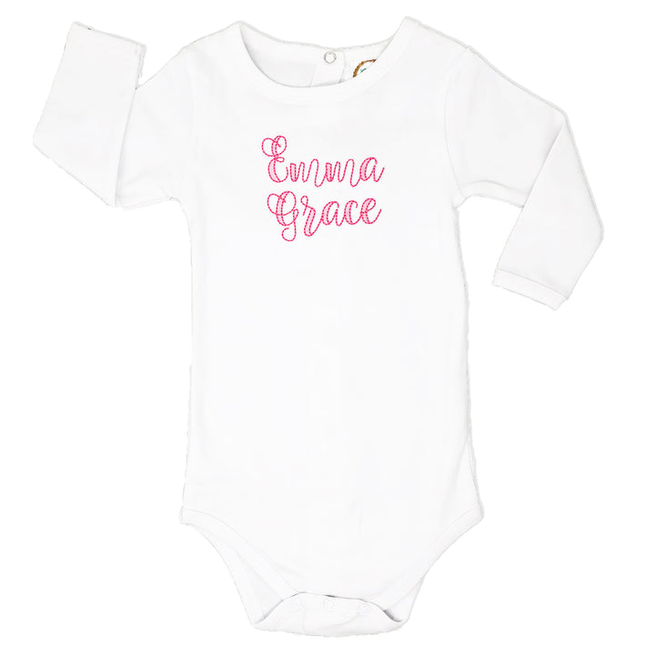 Girls Personalized Baby Onesie