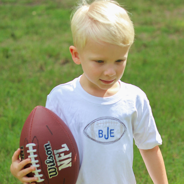 Boys Football Monogram Shirt