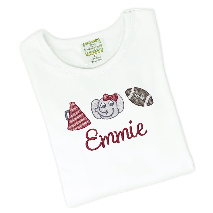 Girls Elephant Tee