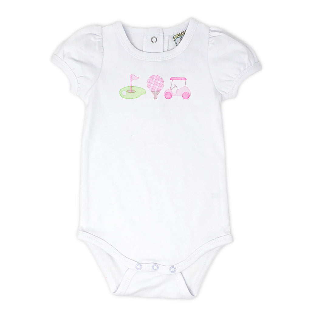 Girls Golf Baby Onesie