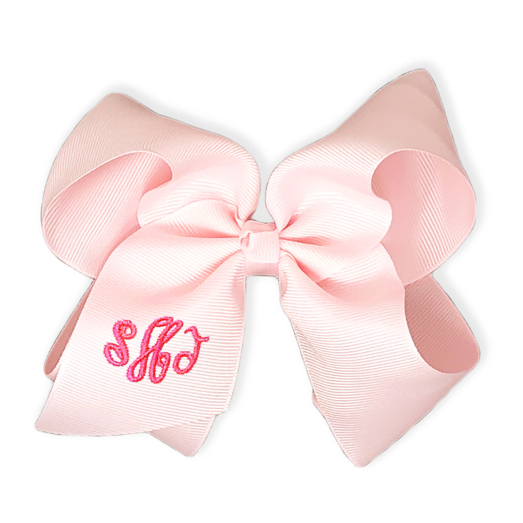 Light Pink Bow-Miss Monogram
