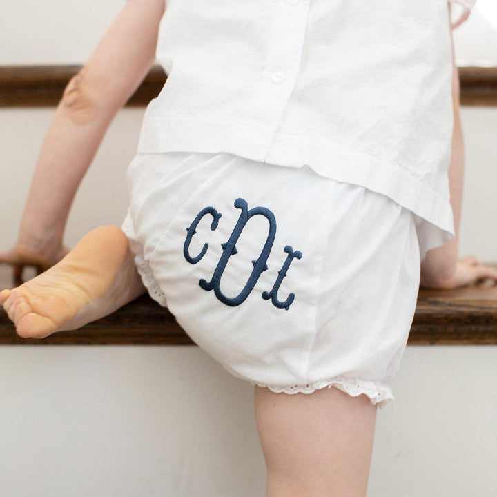 Monogrammed Toddler Bloomers