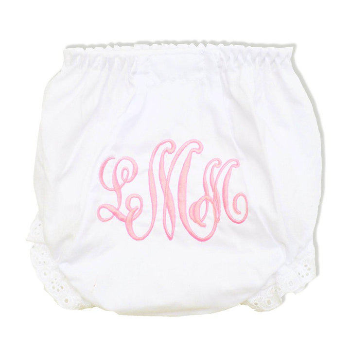 Monogrammed Baby Bloomers