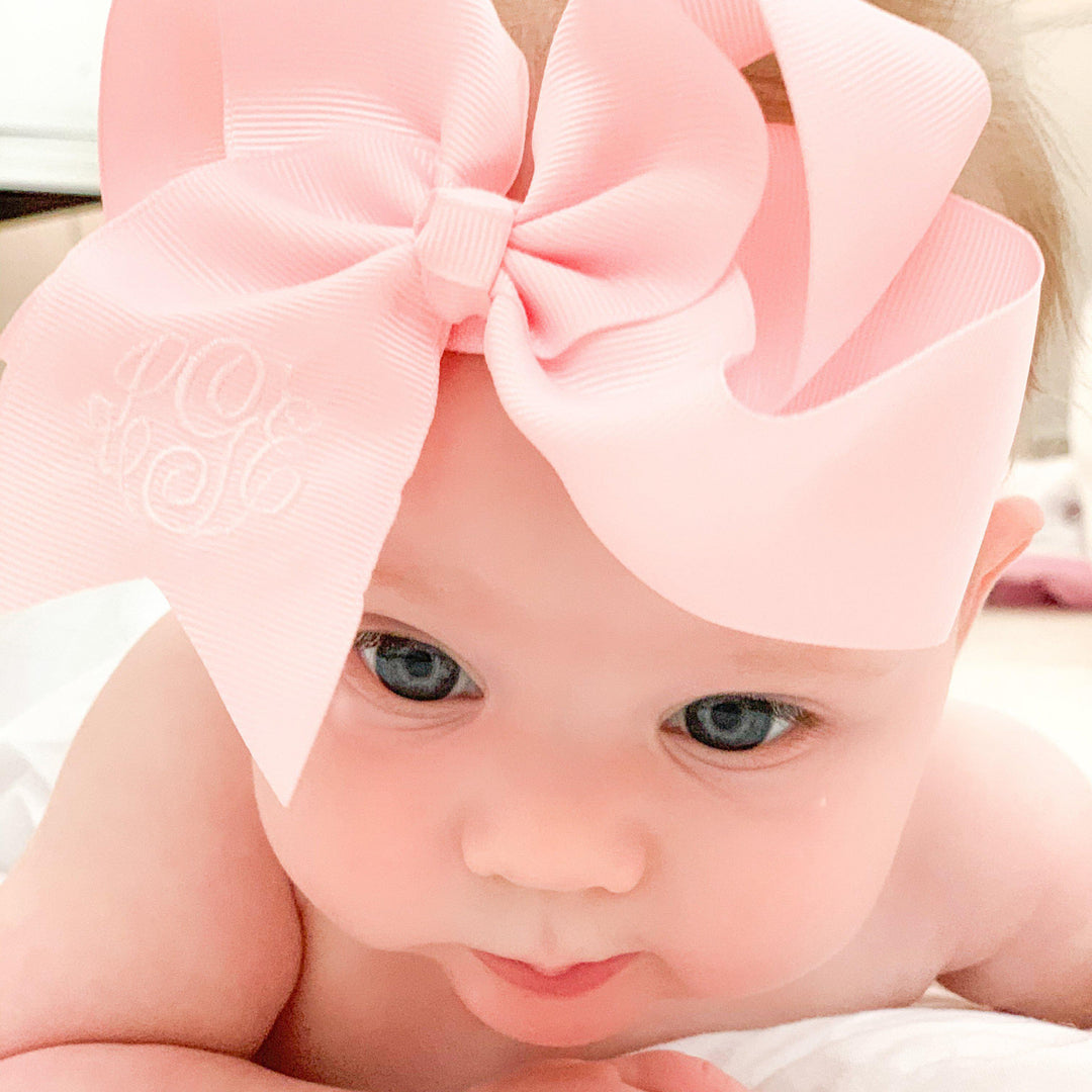 Light Pink Bow-Miss Monogram